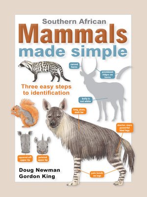 cover image of Southern African Mammals Made Simple